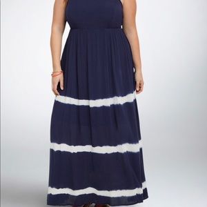 Tie Dye Gauze Maxi Dress